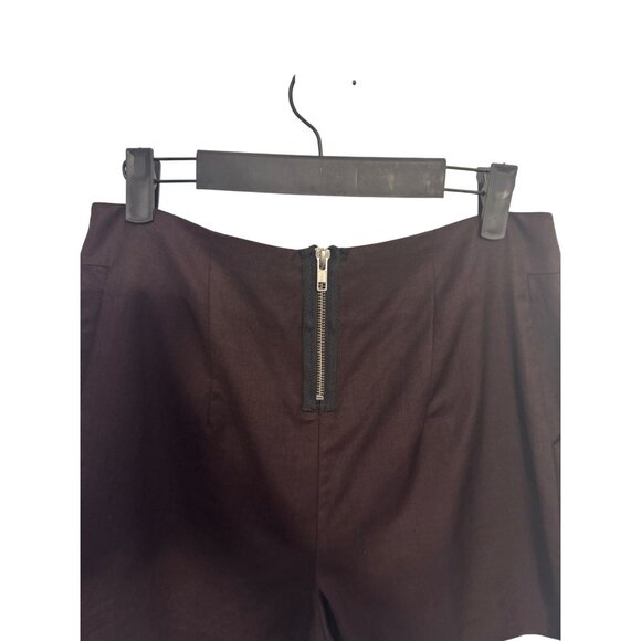 2/$30 J Brand 28 Dressy Shorts With Back Zipper In Dark Brown - Picture 10 of 16